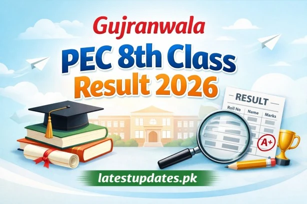 Gujranwala PEC 8th Class Result 2026