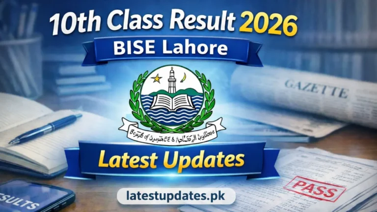 10th Class Result 2026 BISE Lahore