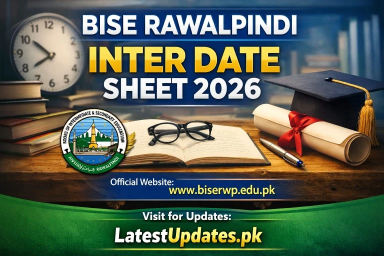 BISE Rawalpindi Inter Date Sheet 2026