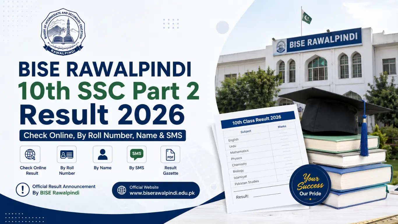 BISE Rawalpindi 10th SSC Part 2 Result 2026