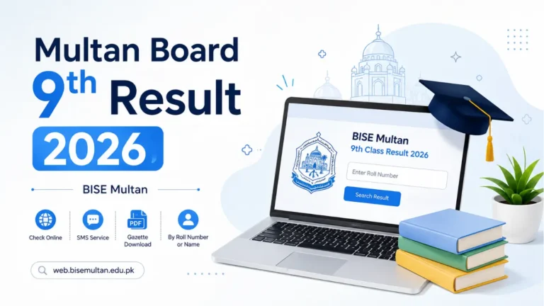 Multan Board 9th Result 2026